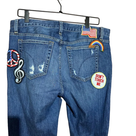Joes‎ Jeans The Billie Ankle Collectors Edition Boyfriend Slim Ankle Patched 30 - Picture 5 of 7